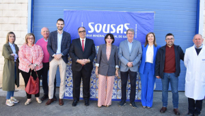 Lorenzana destaca la apuesta de Agua de Sousas por seguir ampliando capacidad y tecnología en sus instalaciones