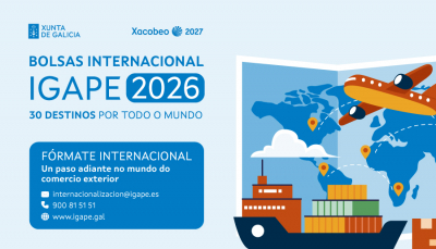 O Igape convoca 40 prazas para formaci&oacute;n e pr&aacute;cticas en internacionalizaci&oacute;n empresarial