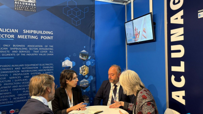 Lorenzana mantiene un encuentro con Aclunaga en el marco de la feria Nor-Shipping de Noruega